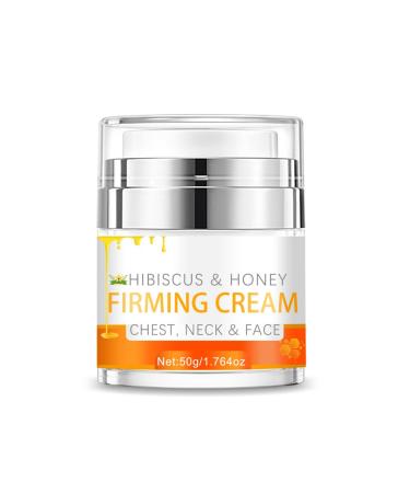 Hibiscus and Honey Firming Cream Skin Tightening Cream for Face & Body Anti-Aging Face Moisturizer for Neck & D collet Moisturizer Tightens & Smooths Reduces Wrinkles and Fine Lines