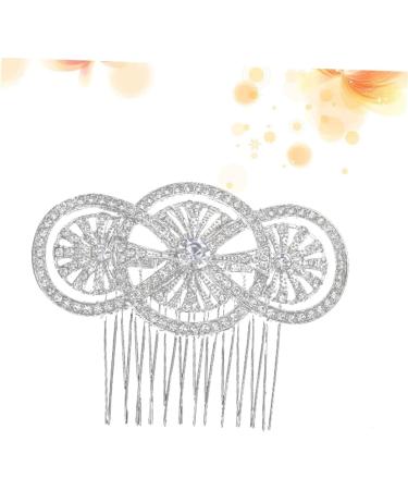 POPETPOP Bridal Headpiece Rhinestone Hairpin Bridal Headdress Bridal Hair Comb Bride Hair up Wedding - Buy Online on GoSupps.com