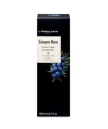 LErbolario GINEPRO NERO Energizing Body Cream - 200 ml | Nourishing Refreshing Formula | International Shipping Available - Buy Online on GoSupps.com