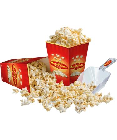 The Popcorn Chef Movie Mega Bucket 550g Sweet Popcorn Includes 12 Popcorn Tubs and Scoop Mac-Corns Traditionally Popped Popcorn - Buy Online on GoSupps.com