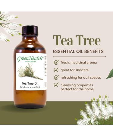 GreenHealth - 5 ml Tea Tree Essential Oil - 100% Pure - Buy Online on GoSupps.com