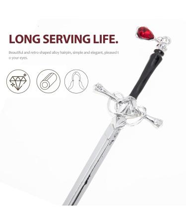 Packove Hair Stick - Japanese Chinese Style Sword Design Hair Chopsticks | Elegant Updo Accessories for Long Hair - Buy Online on GoSupps.com