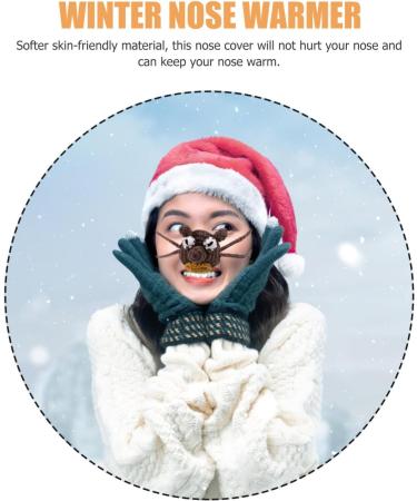 HolidayYoyo Winter Nose Warmer | Soft Comfort Acrylic Nose Protection for Men & Women - Ideal for Sleeping Skiing & Outdoor Activities - Buy Online on GoSupps.com