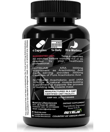 Arachidonic Supplement 750mg (120 Capsules) - Buy Online on GoSupps.com