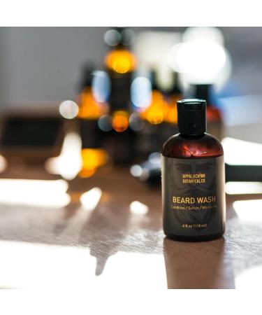 Beard Wash for Men - 4 fl oz Beard Shampoo & Conditioner | Nourishing Beard Soap for Ultimate Grooming - Buy Online on GoSupps.com
