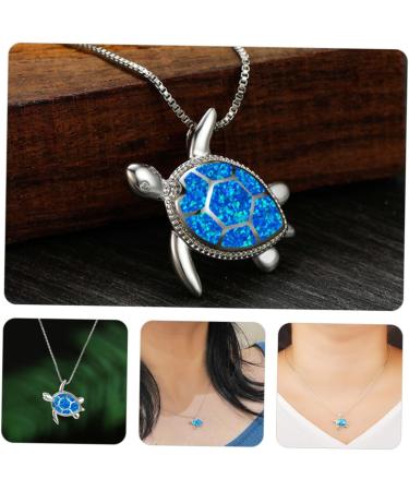 Toyvian Blue Necklace Ocean Decor The Choker Neck Chain Women Necklace Pendant Animal Miss Grace - Buy Online on GoSupps.com