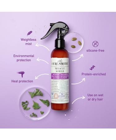 CURLSMITH - Miracle Shield Protein-Rich Hair Protection Spray for All Curl and Hair Types (2 fl oz) - Buy Online on GoSupps.com