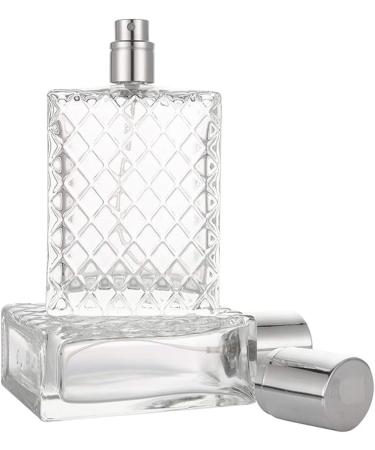 Enslz 100ml Refillable Spray Perfume Bottle - Clear Glass Atomizer for Essential Oils - Travel Size 3.4 oz Container - Buy Online on GoSupps.com