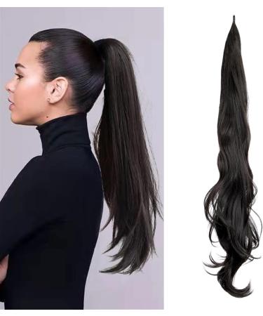 Ponytail Extension Daily Use Synthetic Ponytail 32inch Long Flexible Wrap Around Pony Tail Hair PonytailExtensions for Women Fake Tail Hairpiece Ponytail Hair Extension(P8-25) 32inch P8-25 - Buy Online on GoSupps.com