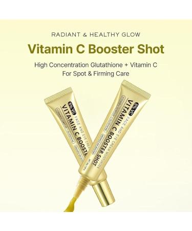  Yoelau Vitamin C and Retinol Booster Shot Serum - Brightening firming and hydrating anti-wrinkle serum for face and eyes with glutathione and niacinamide moisturizing facial serum - Buy Online on GoSupps.com
