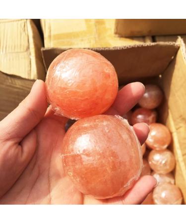 Alipis Savonnette au Sel de L'himalaya Boule de Cristal Exfoliant Naturel Min raux Peau Lisse Massage Corps Spa Sauna Bien- - Buy Online on GoSupps.com