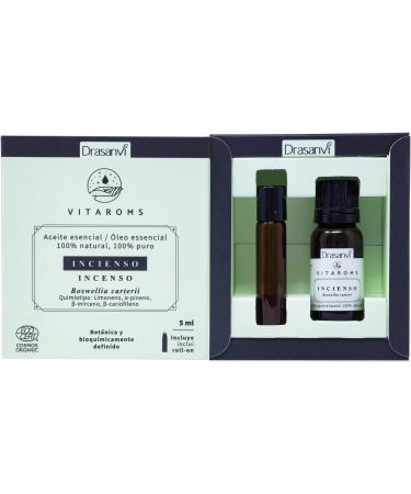 Vitaroms Essential Oil 100% Organic & Pure - Ecocert Certified Vegan Incense - 5ml - Buy Online on GoSupps.com