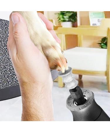 OVATAVO Dog Nail Grinder Attachment for Dremel - Safe & Painless Pet Nail Grooming Tool - Pet Nail Trimmers for Dogs/Cats/Small Animals 1/8" Shank - Buy Online on GoSupps.com