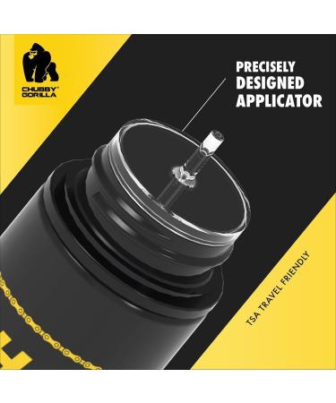 Chubby Gorilla Liquid Bottles 75ml Set - V3 Unicorn Dripping & Pipette Bottles - Child-Proof & Outlet-Safe - Black 75ml Bottles for Oils & Liquids - Buy Online on GoSupps.com