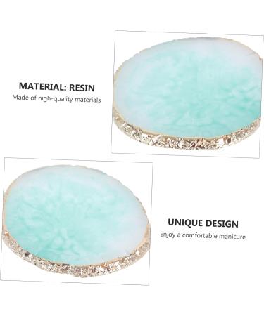 FRCOLOR Plateau de Pr sentation pour Clous Taille Moyenne Couleur Vert Bord Dor Effet Craquel Palette M langeur Vernis Ongles Usage Professionnel et Personnel - Buy Online on GoSupps.com