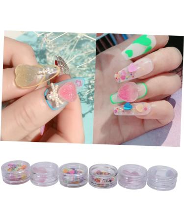 Housoutil 1 Set Nail Decorations for Nail Art Manicure Polymer Clay Sticker Nail Stickers for Nail Art Sticker for Nails DIY Nail Art Accessories Fruit Decor Fudge Gem 4X4X2cm As Shown B - Buy Online on GoSupps.com