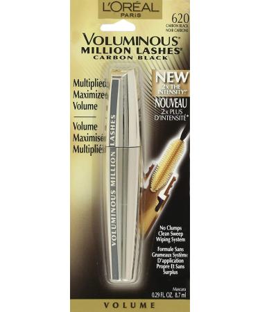 L'Oreal Paris Voluminous Million Lashes Mascara - Carbon Black 0.3 fl.Oz - Buy Online on GoSupps.com
