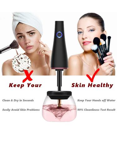 Beautrayn Automatic Makeup Brush Cleaner - Fast Electric Spinner Tool for Wash & Dry Cleaning - Buy Online on GoSupps.com