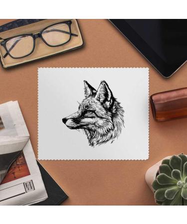 Buy 'Fox Side Profile' Microfiber Cleaning Cloths - Premium Quality & Fast International Shipping - Buy Online on GoSupps.com