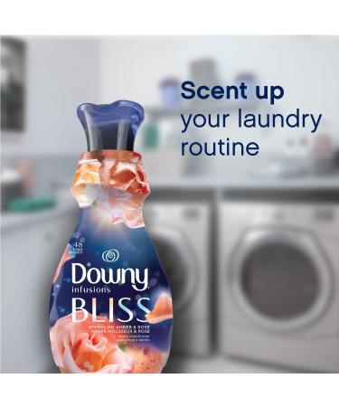 Downy Infusions Bliss Sparkling Amber & Rose Fabric Softener - 56 Fl Oz - Buy Online on GoSupps.com