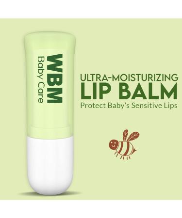 WBM Care Baby Lip Balm - Clean Natural Non-Toxic & Fragrance Free | Safe for Babies - Shop Now - Buy Online on GoSupps.com