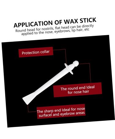 Minkissy Nasal Hair Rod Set - 2 Multi-Purpose Spatulas for Waxing & Eyebrow Grooming | International Shipping - Buy Online on GoSupps.com