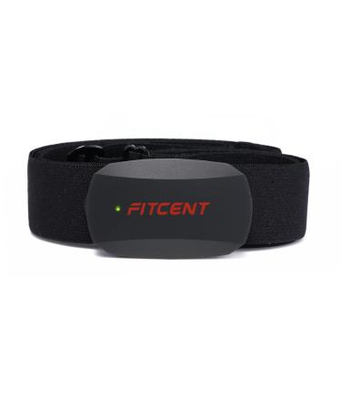 FITCENT Heart Rate Monitor Chest Strap, Bluetooth ANT+ HR Sensor for Peloton Polar Wahoo Zwift DDP Yoga Map My Ride Garmin Sports Watches - Buy Online on GoSupps.com