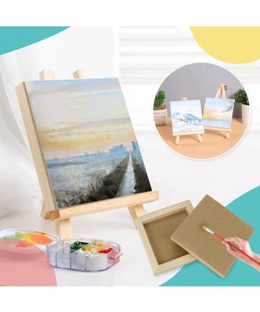 10 Pack 6x6 Wood Panel Boards for Crafts & Painting | Unfinished Blank Wooden Canvas Cradled Panels for DIY Art Projects | Ideal for Oils, Acrylics, Pouring Arts - Buy Online on GoSupps.com