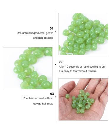Fomiyes 50g Hard Wax Beans for Painless Hair Removal | Sensitive Skin Bikini Waxing & Full Body | Green Wax Beans - Buy Online on GoSupps.com