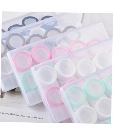 Healvian 6 Sets Colorful Contact Lens Storage Box - Portable Cases for Travel | Mass Macaron PP Container - Buy Online on GoSupps.com