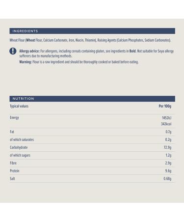 by Amazon Self Raising Flour 1.5kg - Buy Online on GoSupps.com