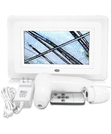 7 Inch Skin Hair Analyzer Professional Hair Skin Scanner with 50X/200X Lens Rechargeable Skin Pigment Detector Analyze Tester Used in Beauty Salons and Hair Care Salons