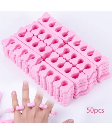 Coniya 50PCS Soft Sponge Toe Separators - EVA Foam Nail Art & Pedicure Tool for Perfect Manicures | International Shipping Available - Buy Online on GoSupps.com