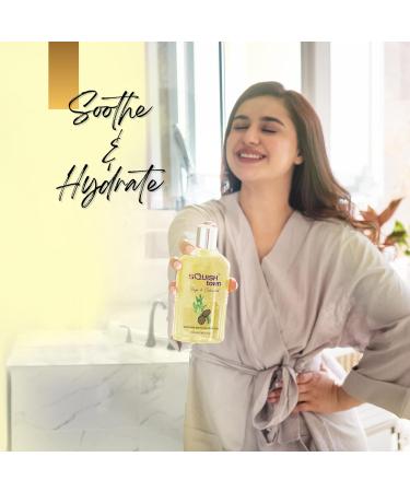 Sage & Cedarwood Body Wash - 250ml Vegan Shower Gel with Aloe Vera | Paraben-Free Aromatherapy Cleanser for Men & Women - Buy Online on GoSupps.com