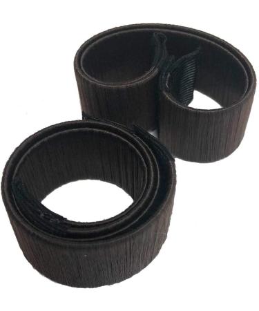 Magic French Hairstyle Hair Bun Maker - Easy Snap Doughnut Styling Bands (Dark Brown) - Buy Online on GoSupps.com