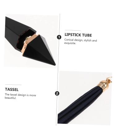 NOLITOY 5pcs Su Lipstick Tubes | Cute Pink Lip Gloss Bottles with Keychain & Brush - Travel Size 11x3cm Empty Lip Balm Holders - Buy Online on GoSupps.com