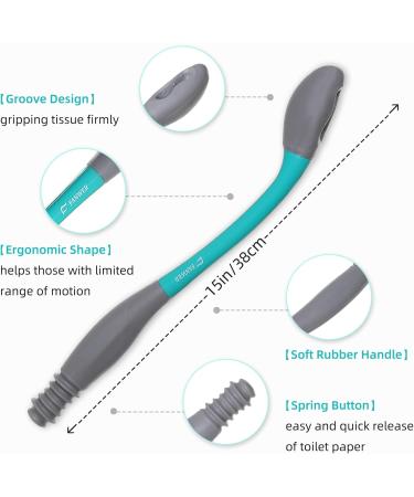 15-Inch Toilet Aid for Comfort Wiping | Soilwipers & Toilet Paper Aids for Effortless Hygiene | International Shipping Available - Buy Online on GoSupps.com