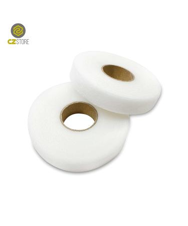 CZ Store Iron-On Fabric Tape 0.78-inch 70 Yard 2-Pack White Fusible Adhesive Hemming Strip for Curtains Clothes Pants Pillow Case Uniform - Buy Online on GoSupps.com