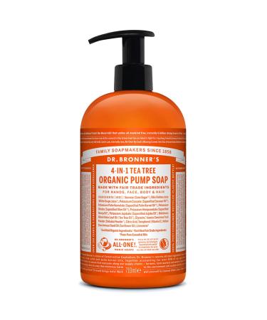 Dr. Bronners 24 Ounce Organic Shikakai Soap - Spearmint Peppermint