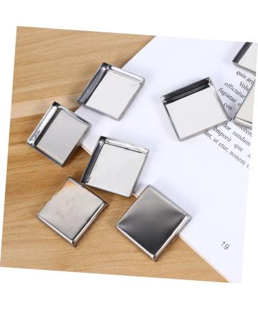 FOYTOKI 180 Pcs Pans for Eyeshadow Empty Eyeshadow Tins Makeup Tin Pans Empty Eyeshadow Pans Square Magnets - Buy Online on GoSupps.com