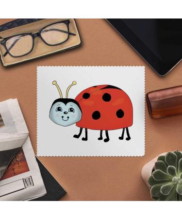 Buy 2 x 'Ladybird' Microfiber Lens/Eyeglass Cleaning Cloths - Ultimate Care for Your Glasses | International Shipping Available - Buy Online on GoSupps.com