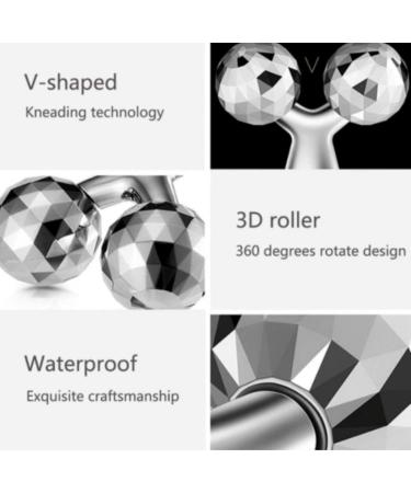 3D Diamond Cut Manual 360 Rotate Facial Massager Tool - Gua Sha Skin Lifting Reduces Eye Puffiness Anti-Aging & Wrinkle Reducer for Skin Tightening & Blood Circulation - Buy Online on GoSupps.com