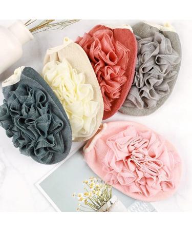 Large Elastic Soft Nonslip Multifunctional Body Wash Puff Sponge Bath Glove - Double-Sided Mesh Bath Mitt - Buy Online on GoSupps.com