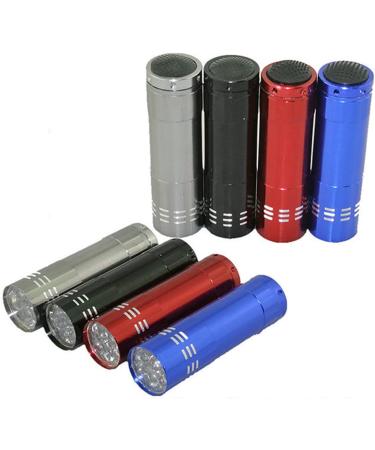 OSALADI 9 Uv Flashlight Mini Uv Nail Lamp Portabel Torch Mini Uv Touch Uv Led Flashlight Money Detector Light Mini for Nails Glow in Dark Flashlights Led Nail Lamp Portable Jewelry - Buy Online on GoSupps.com