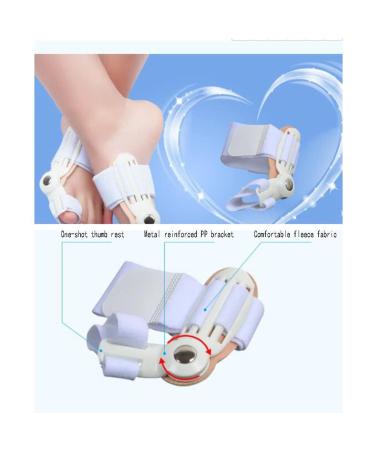 Bunion Corrector & Big Toe Straightener | Adjustable Hallux Valgus Relief | Breathable Foot Care Device with Silicone Pads - Buy Online on GoSupps.com