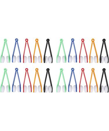 20-Partly Reading Flashing Brake Glasses Cleaning Tool Set - 4 Red Blue Black Green & Orange Brushes for Optimal Lens Care - Buy Online on GoSupps.com