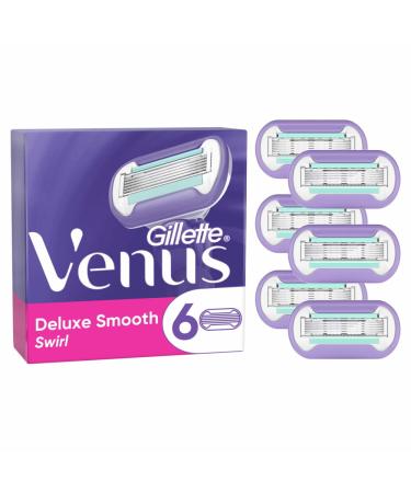 Gillette Razors Venus Deluxe Smooth Swirl 6 pieces