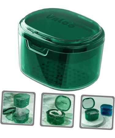 Beaupretty 3-Compartment Retainer Storage Box - Prosthesis Holder & Cleaning Case for Braces | Small Absorption Container - Buy Online on GoSupps.com