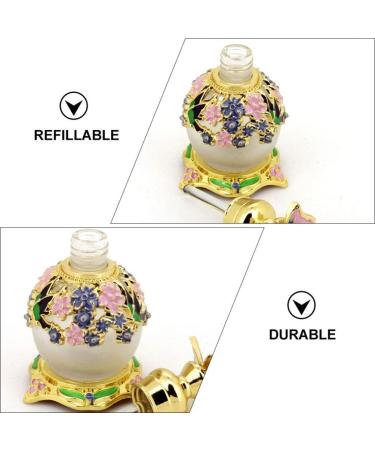 Beaupretty Vintage Perfume Bottles - Refillable Butterfly Decor Essential Oil Container - Purple Fragrance Bottle for Elegant Storage - Buy Online on GoSupps.com
