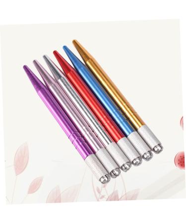 FOMIYES 6pcs Eyebrow Pen Dimension Makeup Eyebrow Pen Eyebrow Pencil Aluminum Alloy Embroidered - Buy Online on GoSupps.com